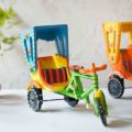 Miniature Rickshaw Showpiece for room decorations.