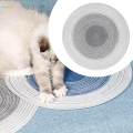 Cat Scratcher Mat Kitten for Small Medium Large Cats Ramie Cat Scratch Pad Gray.