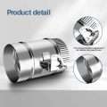 4Inch HVAC Duct Manual Volume Damper with Sleeve Galvanized Adjustable Air Flow Duct HVACAir Balance for HVAC,Range Hood. 