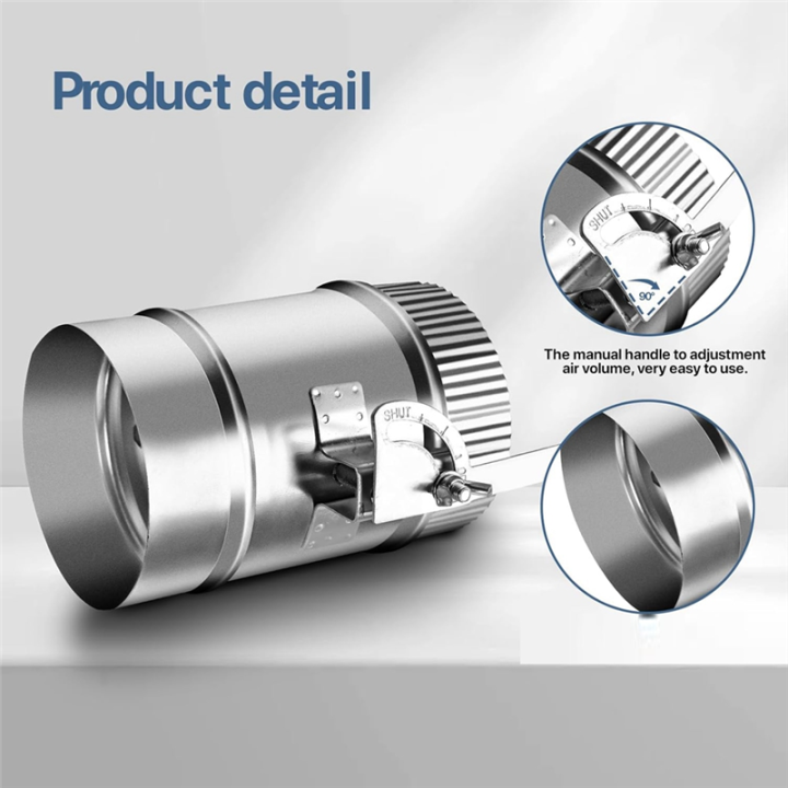4Inch%20HVAC%20Duct%20Manual%20Volume%20Damper%20with%20Sleeve%20Galvanized%20Adjustable%20Air%20Flow%20Duct%20HVACAir%20Balance%20for%20HVAC,Range%20Hood%20-%20Image%204