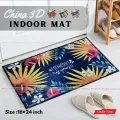 China 3D Door Mat Paposh Doormat Water Absorbent Floor mat 16 * 24 inch anti slip mat Red , Blue , Black , White Indoor mat Room mat Rugs carpet. 