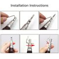 【Versatile】 Portable 7 In 1 Leather Trimmer Trenching Pressing Beveller Groover Cutting Multifunction Leather Trimming Tool Leather.