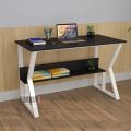 Stylish Laptop Desk & Writing Table, Small Home Office Study Workstation, Industrial-Style PC & Laptop Table. 