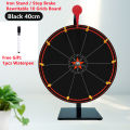 Rewritable Rorating Board Classroom Lottery Draw Drawer Spinner Lucky Wheel Spin Teaching Aids Party Games 30/40/50cm Iron Stand. 