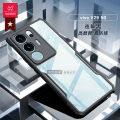 XUNDD CASE For Vivo V29 5G / S17 Pro Phone Cover Military Grade Black Bumper Case Airbags Shockproof Protective Transparent Back Cover. 