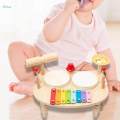 Xylophone Drum Set Learning Toy Multifunction Developmental Musical Instrument Toy Montessori for Children Toddlers Ages 3 4 5 6 Years Old. 