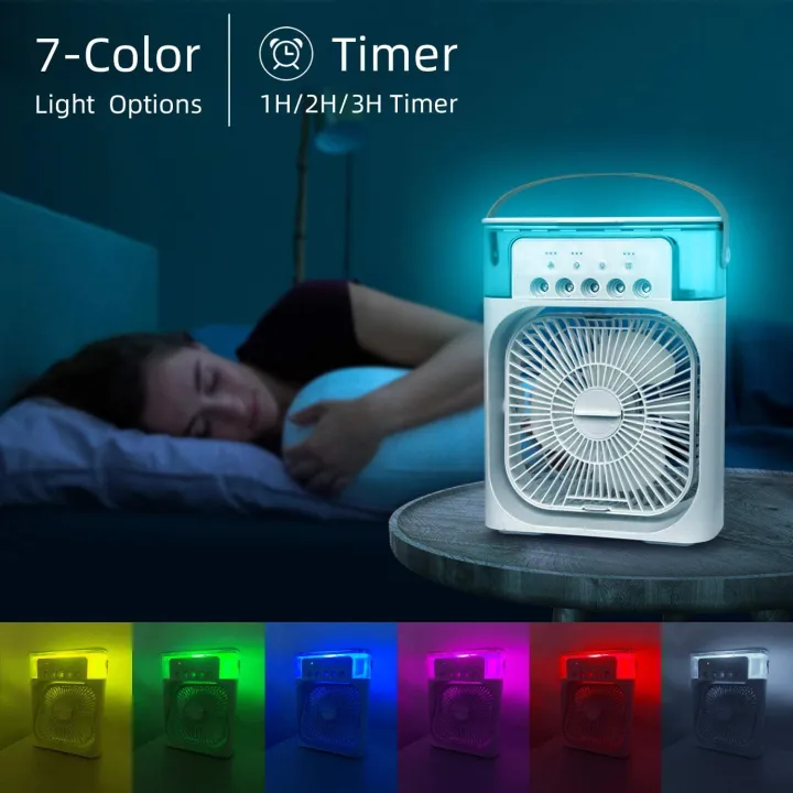 SL%20Discount%20shop%20Air%20Cooler%20Fan%203%20in%201%20Mini%20Portable%20Fan%20Humidifier%20with%207%20Colors%20LED%20Light%20Air%20Conditioner%20Cooler%20Water%20Cooling%20-%20Image%203