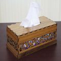 Wooden Tissue Box Laser Cut Decorative Acrylic Wooden Tissue Box. 
