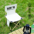 【Pet Pink Exclusive】Outdoor Folding White Chair Portable Ultra-Light. 