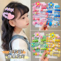 14 Piece One Set Baby Girl Colorful Hairclip Set. 