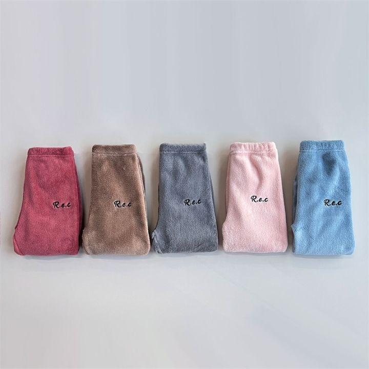 Winter%20Girl%20Boy%20Coral%20Fleece%20Pants%20Kids%20Thicken%20Warm%20Trousers%20Boys%20Girls%20Home%20Bottoms%20Children%20Pants%20for%203-12T%20-%20Image%202