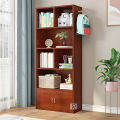 Best Choice Book Shelf Shelving Stand Display Shelve Engineered Wood Bookshelf Showpiece Rack with Storage Cabinet by RK Furniture.