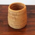 Delicate product Rattan Chopsticks Tube Shovel Spoons Bucket Dinner Knives Forks Tableware Storage Box Home Storage Baskets Organizer C.