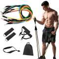 11 Pcs Resistance Bands Set,Portable Exercise Resistance Band Set - Fitness Mart. 