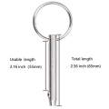 4 Piece Quick Release Pins Bimini Top Pins Diameter 1/4in(6.3mm),Overall Length 2.56inch(65mm),Marine 316 Stainless Steel Easy Install Easy To Use.
