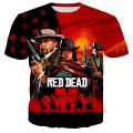 Hot game Red Dead Redemption 3D printed T-shirt men/women new fashion cool casual Harajuku style t shirts streetwear tops. 