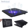 Nice Laptop Cooler Notebook Black Slim Base Support Fan Laptop Cool Fan USB Air Extracting Cooling Fan.