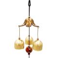উইন্ড চিমস ডোর ঝুলন্ত 3 কপার বেল - room decoration items.