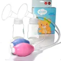 Apple.Bear Brest Pump Manual Control Valve Mom Breastfeeding Baby Milk Suction Feeding Newborn Bottle 1 set. 