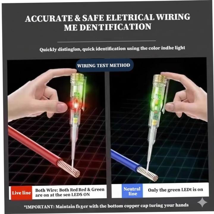 Digital Neon Tester | Portable Induction Tester Pen | AC/DC Voltage ...