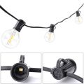25Pcs String Light LED Bulb Tungsten Incandescent Light Bulb E12 Base Socket Bulb for String Light Party Home Decoration--25PCS Tungsten--AC220V.