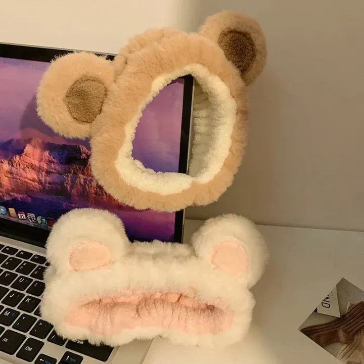 In%202023%20The%20New%20Sweet%20and%20Cute%20Bear%20Plush%20Face%20Wash%20Hair%20Band%20Female%20Cartoon%20Facial%20Mask%20Special%20Headband%20Four%20Seasons%20Gifts%20-%20Image%205