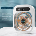 Ice Mist Air Conditioning Fan Desktop Humidification Water Spray Water Cooling Fan Charging USB Three-Speed Fan. 