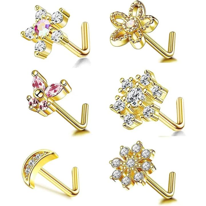 6Pcs%2020G%20Nose%20Rings%20Studs,%20L-Shape%20Nose%20Nostrial%20Nose%20Piercing%20Body%20Jewerly%20L%20Shaped%20Nose%20Studs%20CZ%20Nose%20Screw%20Studs%20Rings%20-%20Image%205