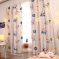 Blackout magic tape Curtain For Living Room Girls Bedroom Printing Decoration Tulle Voile Drapes window. 