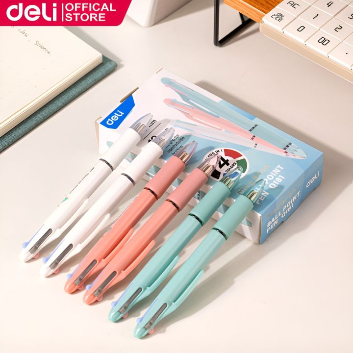 Deli%20EQ181%20Ball%20Point%20Pen%20Four%20Colors%20Macaron%20Pens%20Bullet%20Tip%201.0mm%20-%201%20PCS%20-%20Image%205