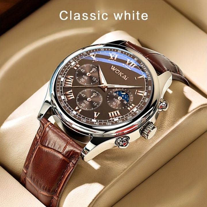Men's%20Brown%20Quartz%20Business%20Wrist%20Watch%20-%20Casual%20Belt%20Men's%20Watch%20with%20Timeless%20Style%20-%20Image%204