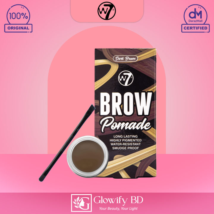 W7 Brow Pomade - Dark Brown - 4.25gm