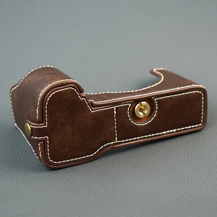 A7CII%20Camera%20Half%20Case%20PU%20Camera%20Base%20for%20Sony%20A7C2%20A7C%20Mark%20II%20Retro%20Protector%20Bag%20Buttom%20Opening%20Battery%20Changable%201/4%20Screw%20-%20Image%202