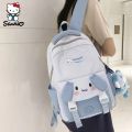 New Sanrio Bag Cartoon Kuromi Cinnamoroll My Melody Student Backpack Sanrio Leisure High capacity School Bag Birthday Gifts. 