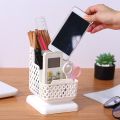 Creative Multi-purpose 3 Grids Desktop Storage Box Cosmetic Storage Sub-grid Pen Case Makeup Organizer Desk Holder Dropshipping. 