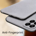 Biruiqu For Samsung Galaxy M33 5G Shockproof Anti Slip Soft TPU Sandstone Matte Back Case Cover. 