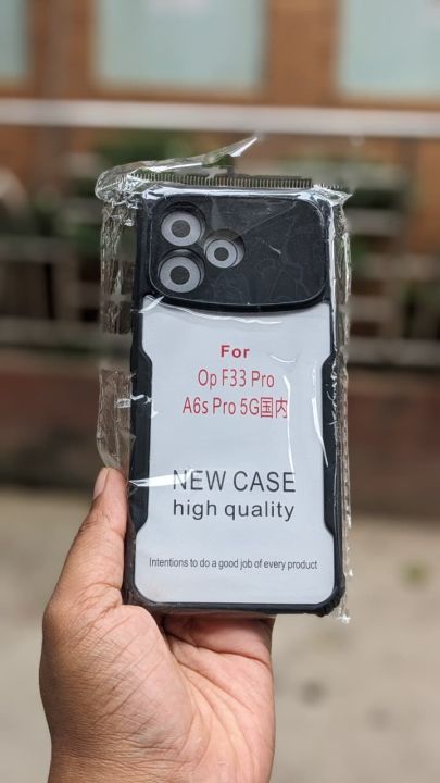 Xundd Case For Oppo F33 Pro / Oppo A6s Pro 5G Case Shockproof Transparent Bumper Back Phone Cover