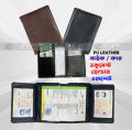 License Pouch Bag PU Leather Documents Holder for Car & Bike Synthetic Leather and Waterproof Bike Documents Holder for Bikers Keep Car Paper Safe, Use License Pouch Bag Documents Holder for bike ,Car, vehicle  Made in own factory with PU Leather. 