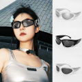 Ladies Y2k Punk Sunglasses Fashion Sport Sun Glasses Women Men Goggle Shades Eyewear Outdoor Sunglasses 1Pcs.
