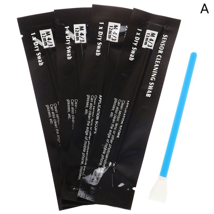 5Pcs Dry 12mm/24mm Camera Sensor Cleaning Swabs Kit Digital Camera Lens Cleaner Swab for Nikon Camera Demoo