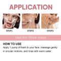 5 In 1 Face Cream Moisturizing Whitening Anti Wrinkle Aging Fade Spots Shrink Pores Skin Care Set Facial Exfoliating Mousse.