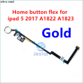 【selevn roind】Home button flex cable for ipad 2017 A1822 A1823 2018 A1893 A1954 and fpc connector on board. 