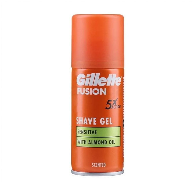 Gillette Fusion Shave Gel with Almond Oil-75ml