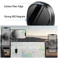 For Tesla Phone Mount Magnetic Model 3 / Y Accessories Magnetic Car Phone Holder Flip Cover Design 360° Free Rotation for iPhone. 