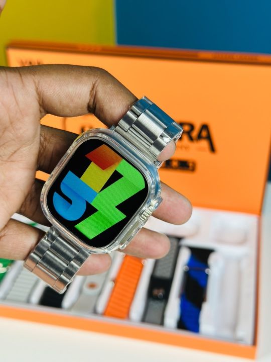 New%20Y80%20Ultra%20Smartwatch%20with%208%20Strap%20bluetooth%20Calling%20Smartwatch%202.02"%20Display%20Free%20Protective%20Case%20Wireless%20Charging%20Support%20Bluetooth%20Calling%20Smartwatch%20For%20Men%20and%20Women%20-%20Image%204