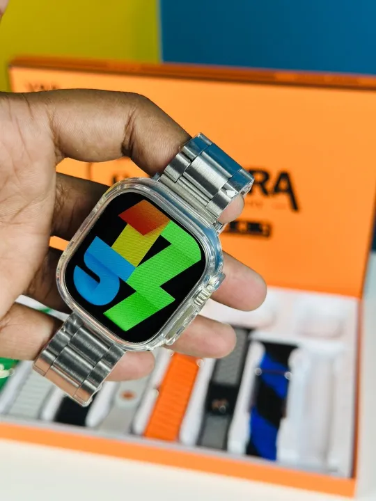 New%20Y80%20Ultra%20Smartwatch%20with%208%20Strap%20bluetooth%20Calling%20Smartwatch%202.02"%20Display%20Free%20Protective%20Case%20Wireless%20Charging%20Support%20Bluetooth%20Calling%20Smartwatch%20For%20Men%20and%20Women%20-%20Image%204