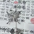 【No taboo】Silver butterfly mobile phone chain pendant pendant Tianguan white clothes calamity world schoolbag pendant learning. 