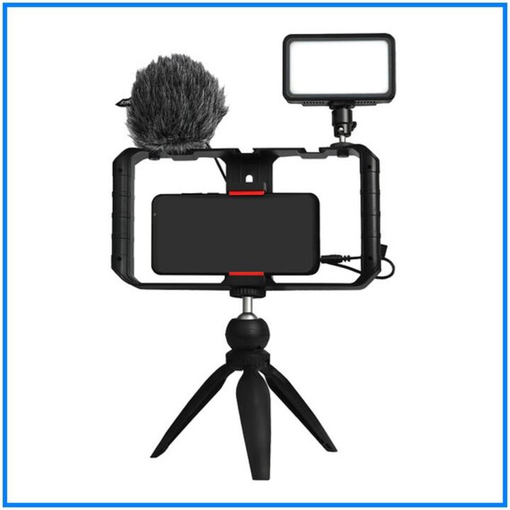 SYNCO Vlogger Kit 1 with Microphone & Rechargable LED Video Light for Cameras/SmartPhone
