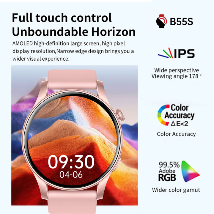BOZLUN%20Smart%20Watch%20For%20men%20women%201.43%20''%20AMOLED%20%20Screen%20Bluetooth%20calling%20with%20AI%20voice%20assistant,%20mini-games,%20calculator%20function%20IP68%20Waterproof%20Sports%20Fitness%20SmartWatch%20For%20Android%20%20iOS%20-%20Image%203