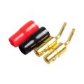 10-Pair 2mm Banana Plug Pin Screw Type, Audio Speaker Cable Connector & 5 Pairs Banana Plugs,Connectors, Open Screw Type.